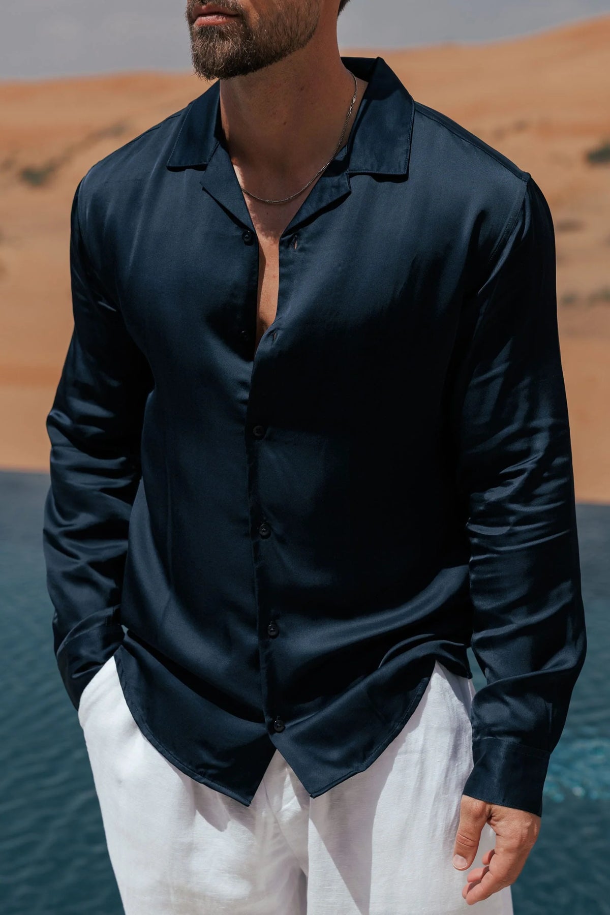 Chemise en satin