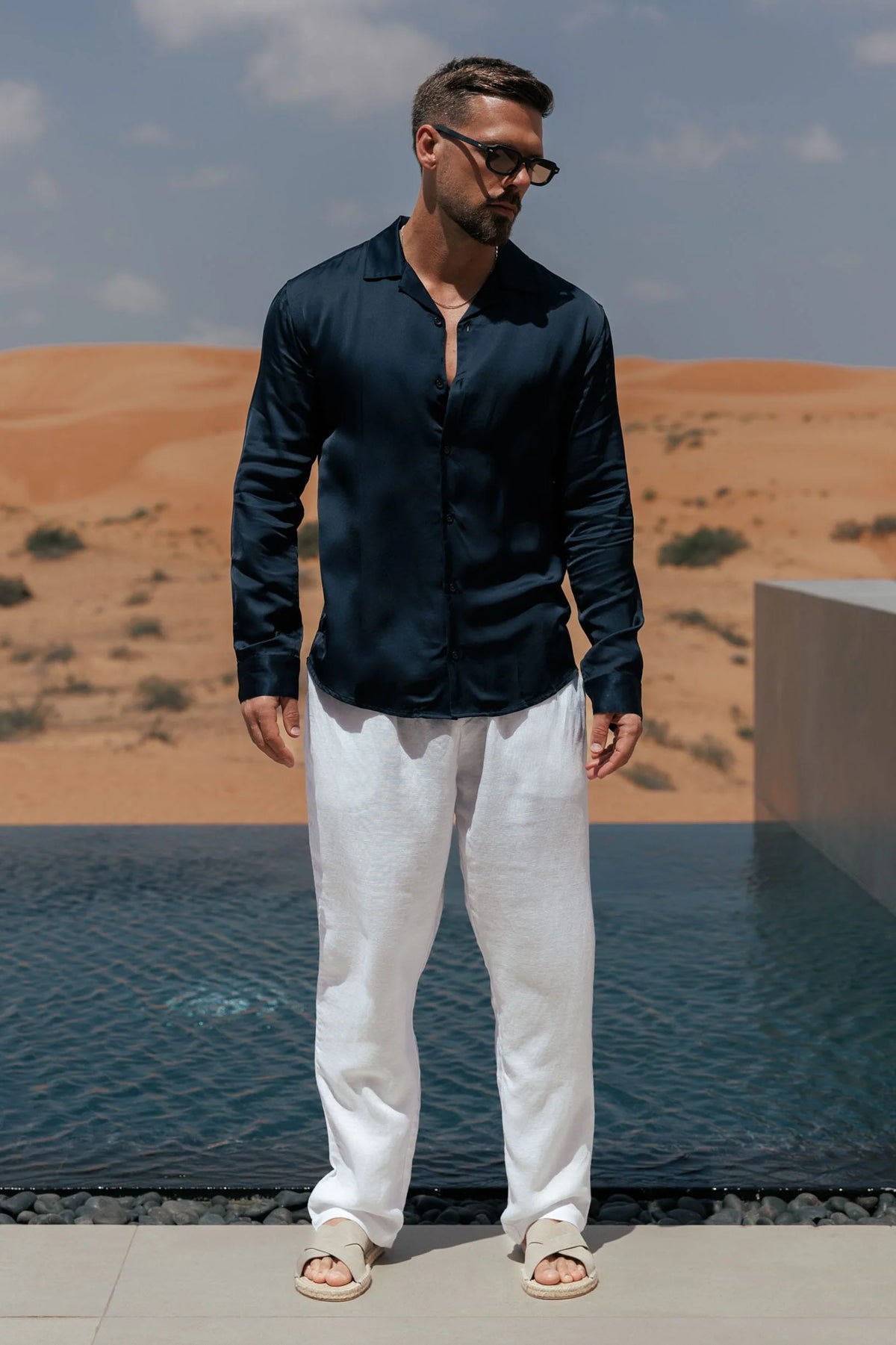 Chemise en satin